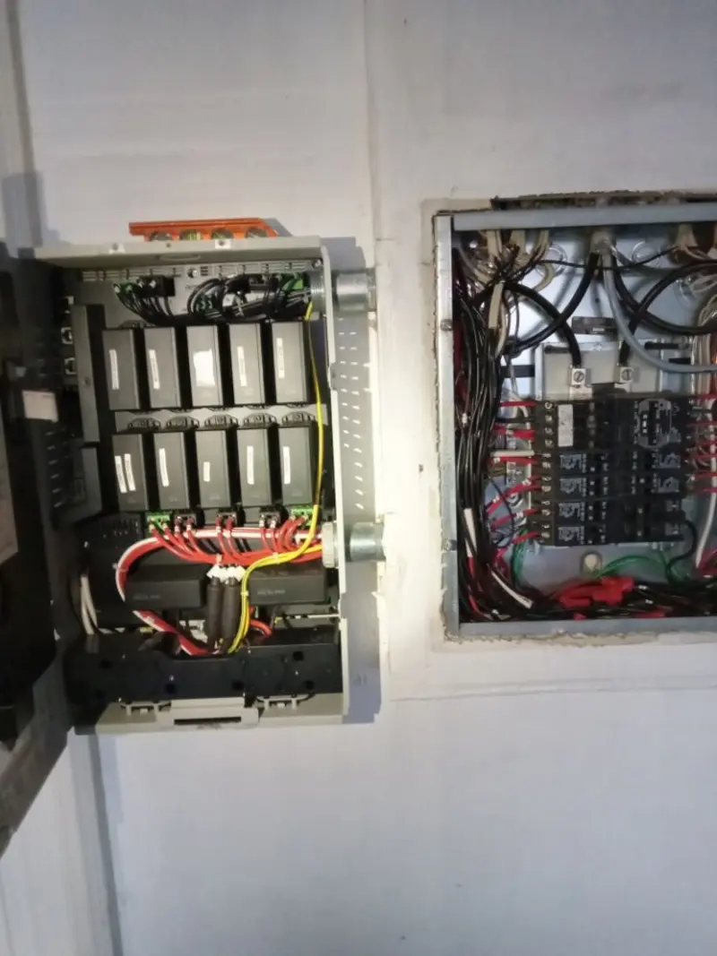 Electrical panel upgrade completed for Ring Doorbell Installation in Lafayette